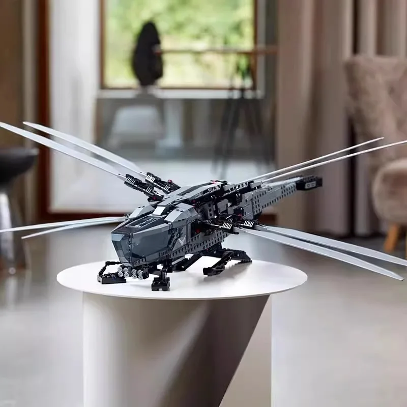 Строительные блоки вертолета 10327 Набор строительных кирпичей игрушки 1369 шт.