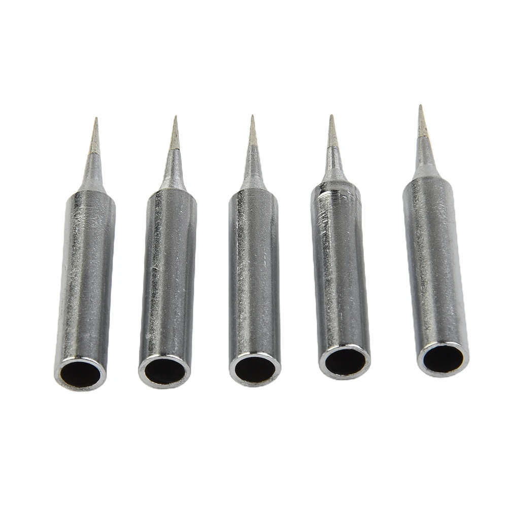 

5pcs Solder Tips Soldering Solder Iron Tips Head Bit Replace 900M-T-I Lead Free Replacement Soldering Tool Welding Accessory