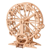 laser cutting 3d wooden bamboo puzzle ship ferris wheel diy model assembly wood craft kits desk decoration for christmas gift