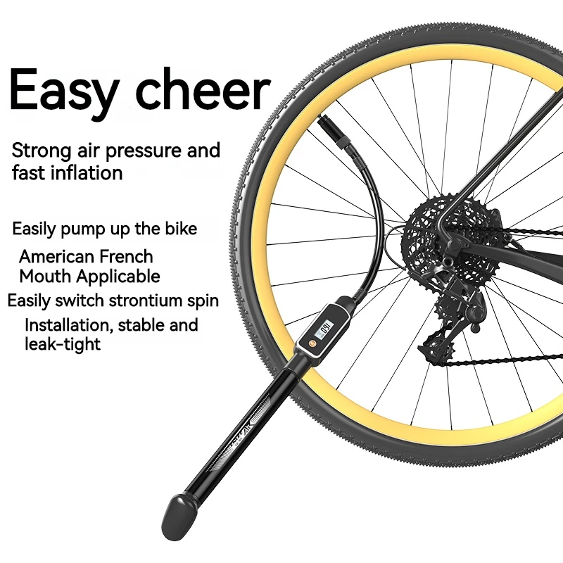 ENLEE ЖК-дисплей велосипедный насос 160PSI портативный баскетбольная игрушка накачка