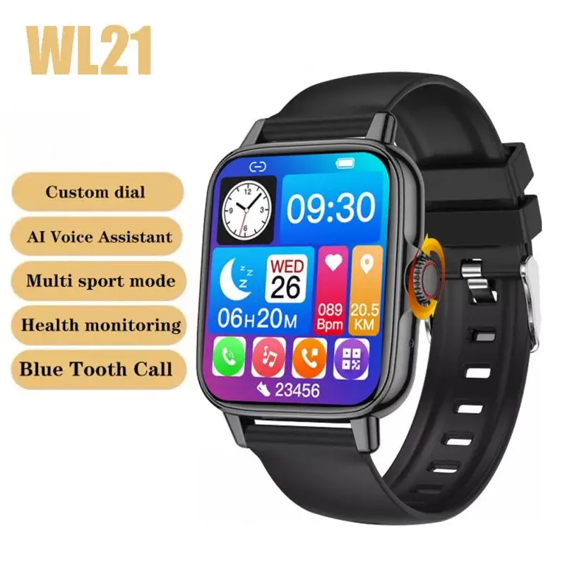 

WL21 Smart Watch GTS 3 Pro Max Smartwatch Wireless Charging Rotating Crown GTS3 Plus Waterproof Blue Tooth Call Sport For Xiaomi