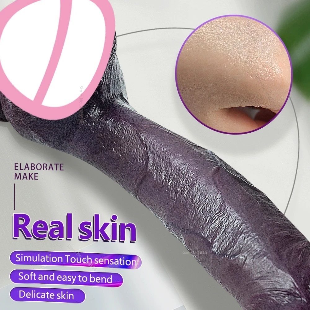 Фаллоимитатор для пениса секс-игрушки женский мастурбатор мягкая реалистичная