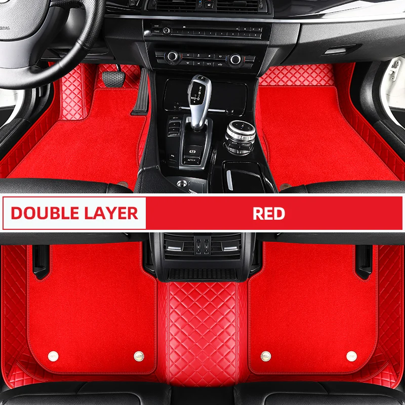

Custom Made Leather Car Floor Mats For Audi A4 B8 2010 2011 2012 2013 2014 Interior Details Carpets Rugs Pads Accessories