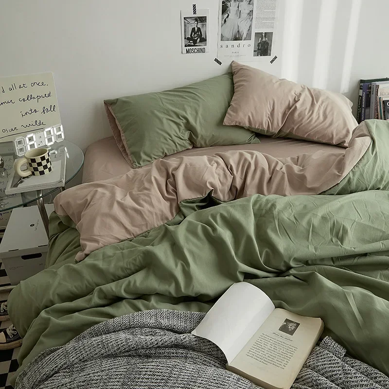 Популярный хлопковый набор из четырех предметов удобный для сна без одежды