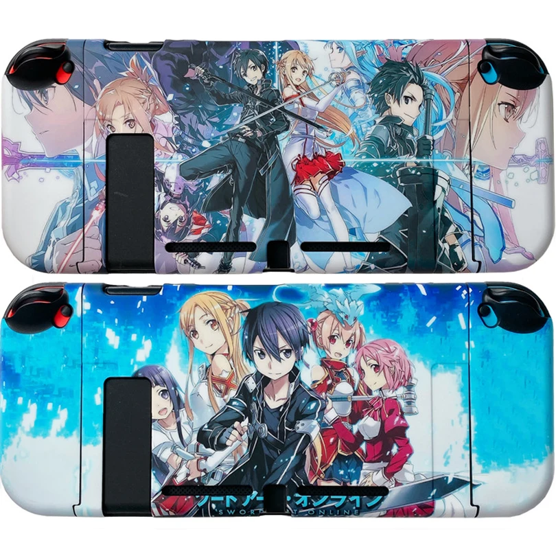 

Anime Sword Art Online Kirito Asuna IMD Soft Protective Case for Nintendo Switch Game Console Controller NS Gaming Accessories