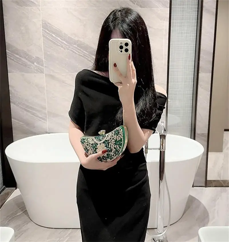 Женский клатч с бриллиантами роскошные вечерние сумки свадебные кристаллами и