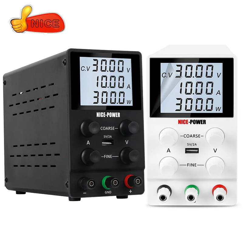 Лабораторный Настольный импульсный источник питания, 30 В, 10 А, 60 В, 120 В постоянного тока