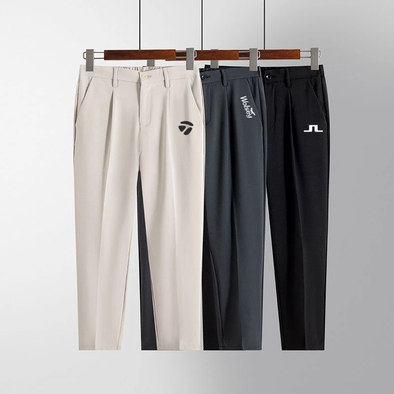 

Hazzys Korean Luxury Clothing 2023 Golf Pants Men's Golf Wear Summer Golf Clothing Man Pants Quick Drying Tennis Trousers Men