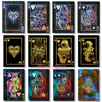 abstract of spade card poker poster diamond painting 2022 new fantasy full drill embroidery cross stitch kits 5d jack queen art