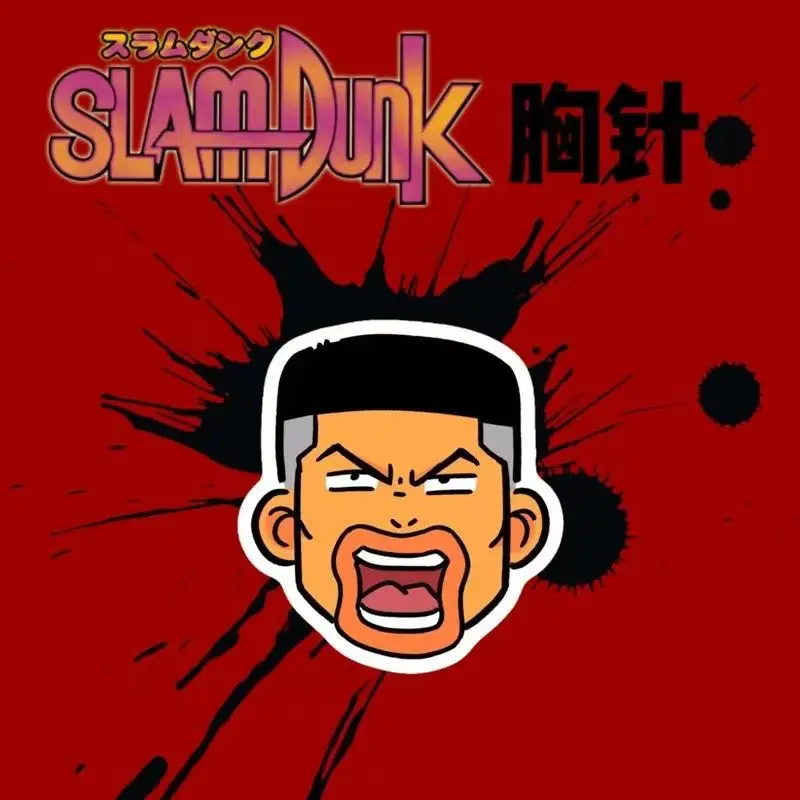 Slam Dunk Аниме периферийные устройства Shobei пять тигров 5 шт. брошь сакураги ханамичи