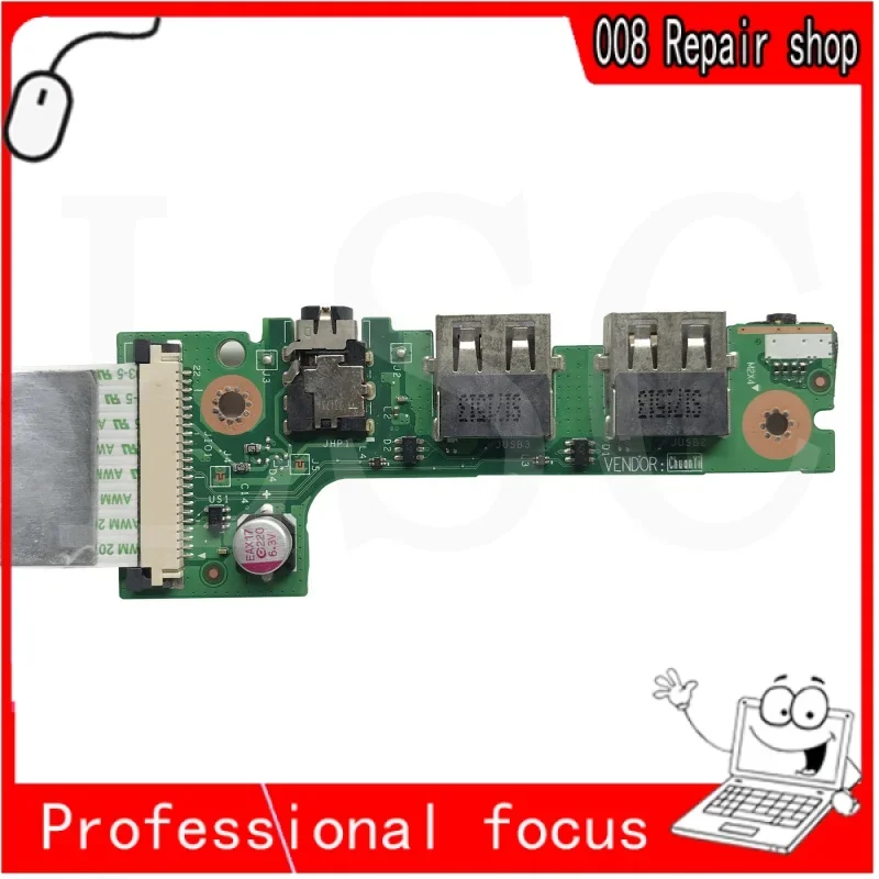 WYORESY LSC для ноутбука Acer Aspire A515-51 A515-51G AUDIO USB IO BOARD с кабелем C5V01 LS-E891P