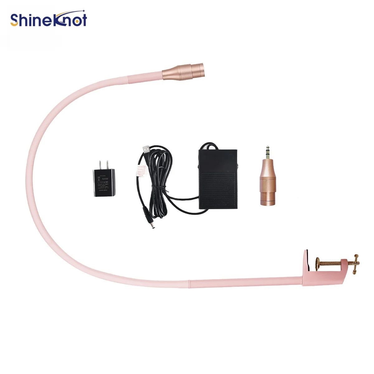 УФ-LED лампа SHINEKNOT для наращивания ресниц, 395–400 нм, для быстрой полимеризации клея (1–3 секунды), регулируемая диафрагма, ножное управление, 510 Вт (art.: 3920db0dfe757) - 3920db0dfe757