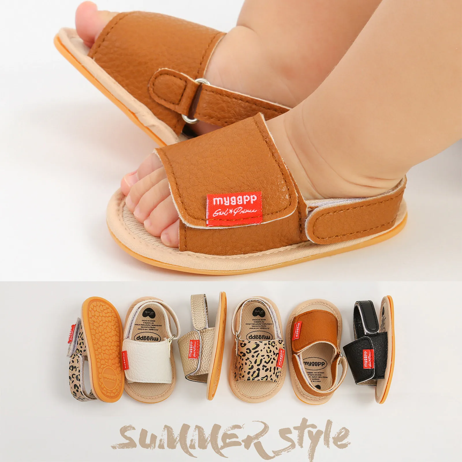 

Baby Infant Boys Sandals Summer Children Shoes Outdoor First Walk Shoes Toddler Girls Slip On Girl Boy Baby Shoes For Newborn