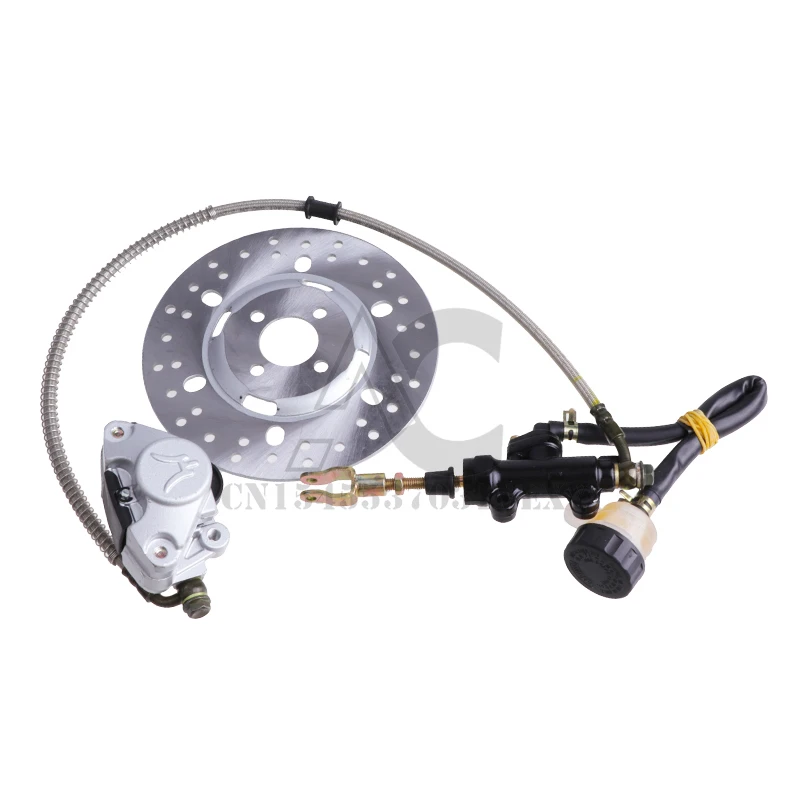 

Задний дисковый тормоз в сборе для мотоцикла, суппортный цилиндр для кроссового велосипеда, квадроцикла, карта 110 куб. См, 125 куб. См, 200 куб. См, 250 куб. См, Четырехъядерные тормозные колодки