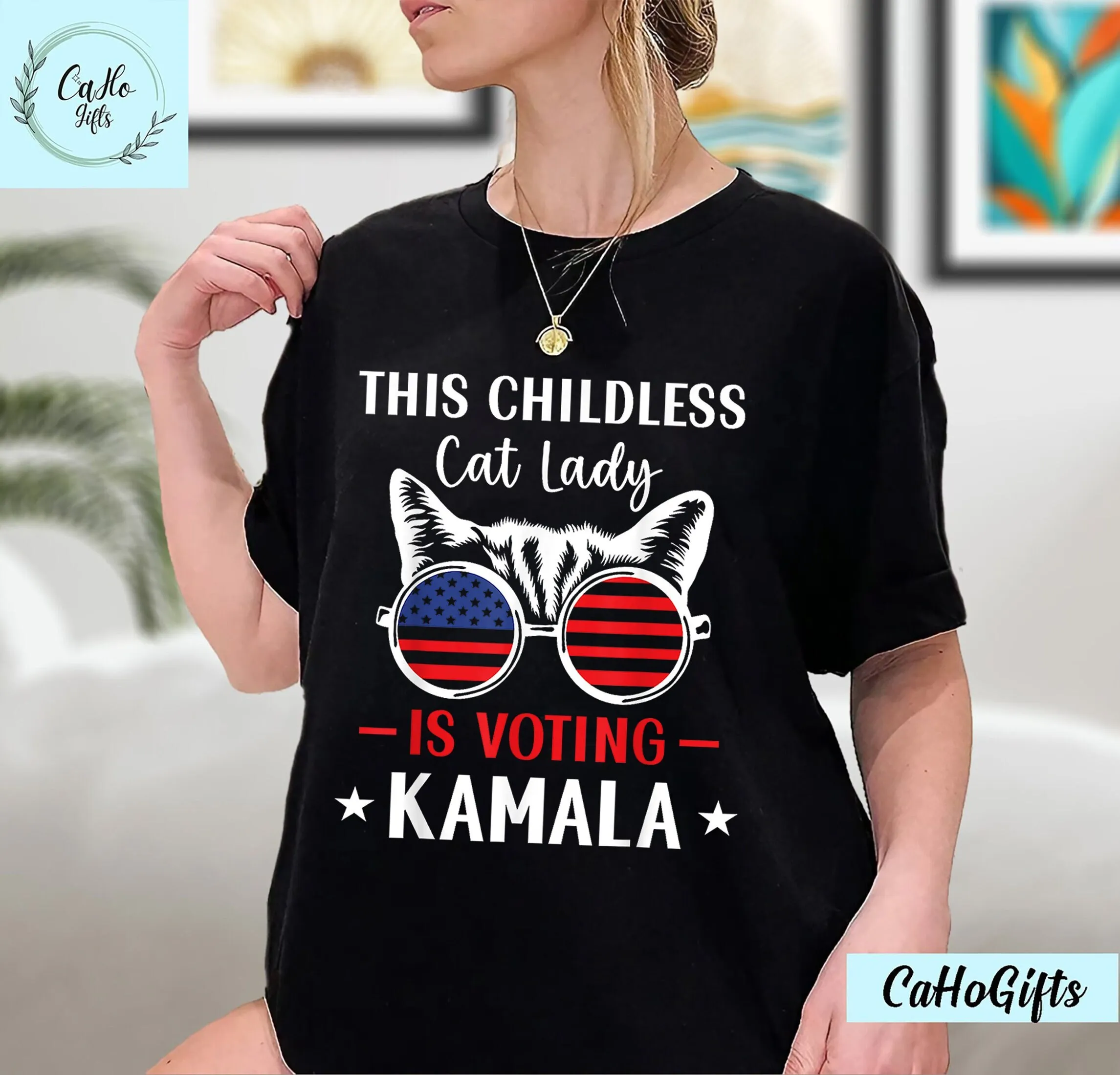 Фото Футболка Kamala Harris President 2024, детская футболка с изображением кота, леди, ралли, равные права, выбор Мадам №1
