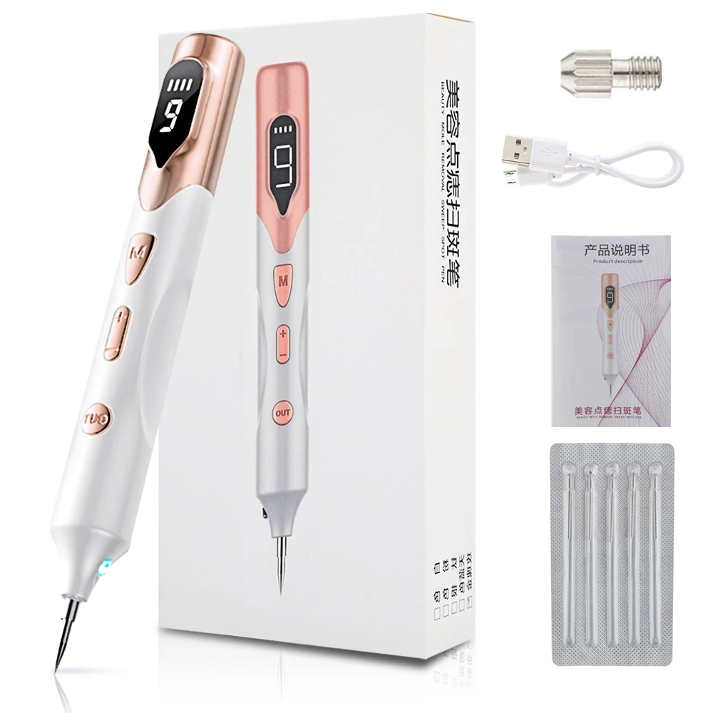 

9 Level LCD Laser Plasma Pen Mole Tattoo Freckle Wart Tag Removal Pen Dark Spot Remover Face Skin Care Tools Beauty Machine