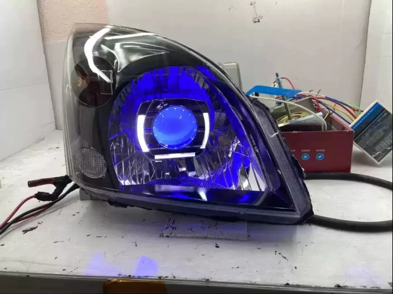 Автомобильные светодиодные фары в сборе для TOYOTA LAND CRUISER PRADO передняя фара DRL