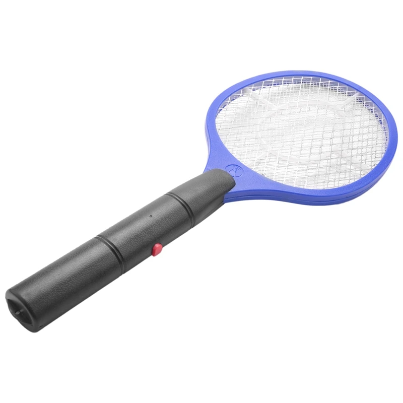 2X Batteries Operated Hand Racket Electric Mosquito Swatter Insect Home Garden Pest Bug Fly Mosquito Swatter Killer