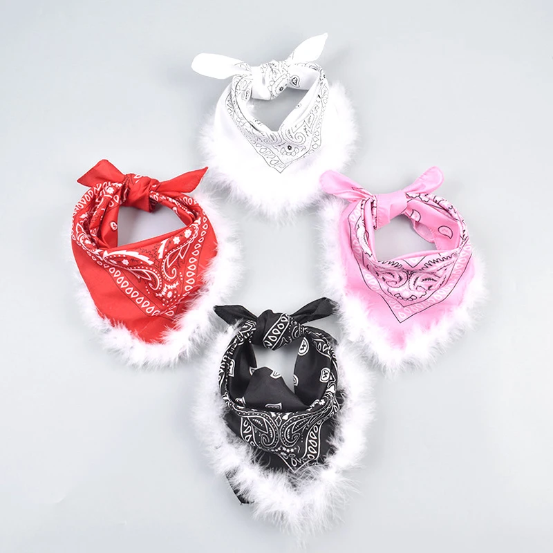 

Женская Солнцезащитная бандана Cowgirl с перьями и окантовкой, модный легкий аксессуар для волос