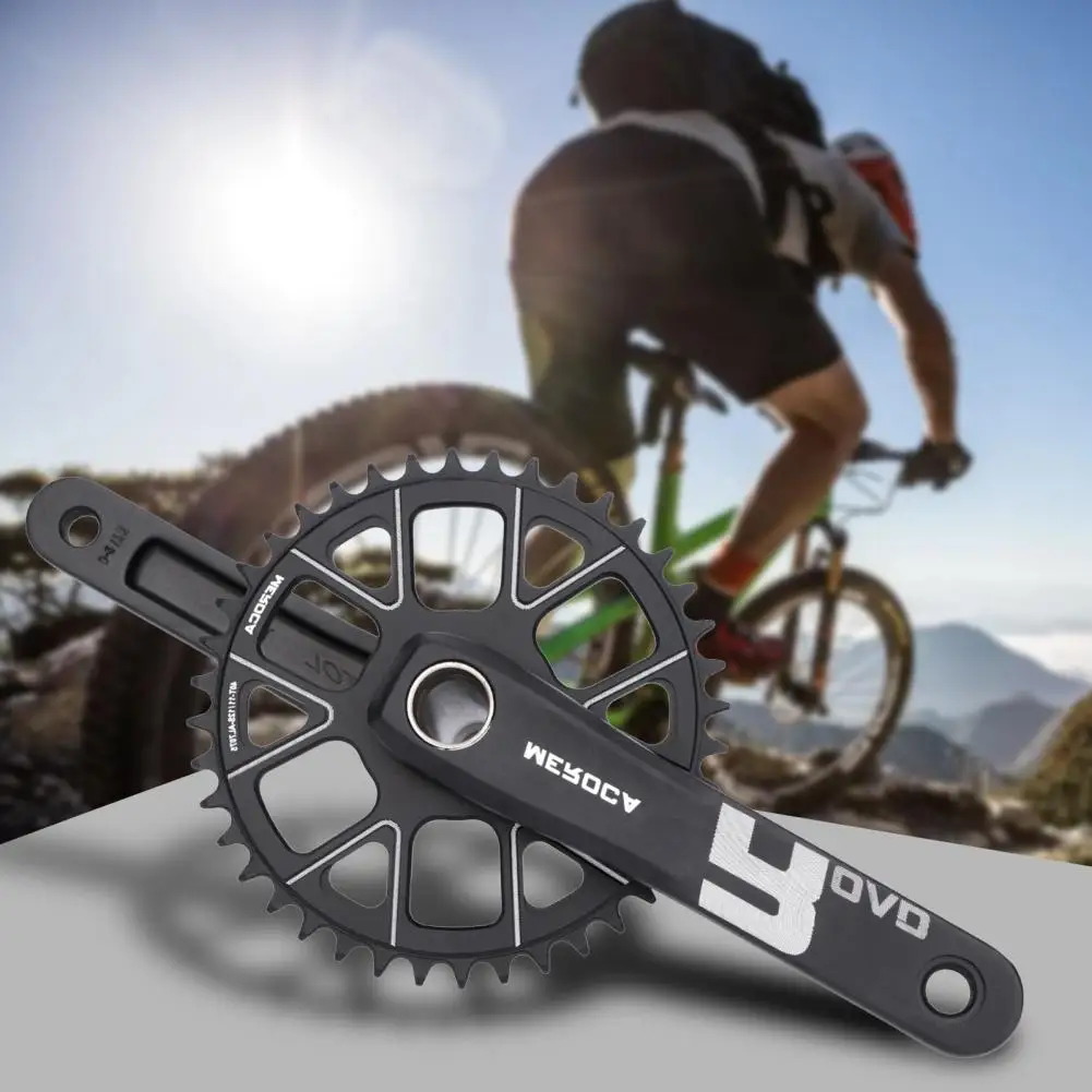 

40T 42T Bike Chainring Wear-resistant Integrated Hollow Bike Sprocket Bottom Bracket Mtb Cranckset Chainwheel For 9/10/11/12 Spe