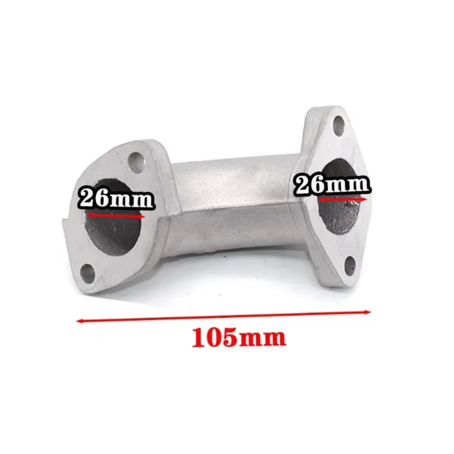 56-2 впускная труба карбюратора мотоцикла + прокладка подходит для двигателя