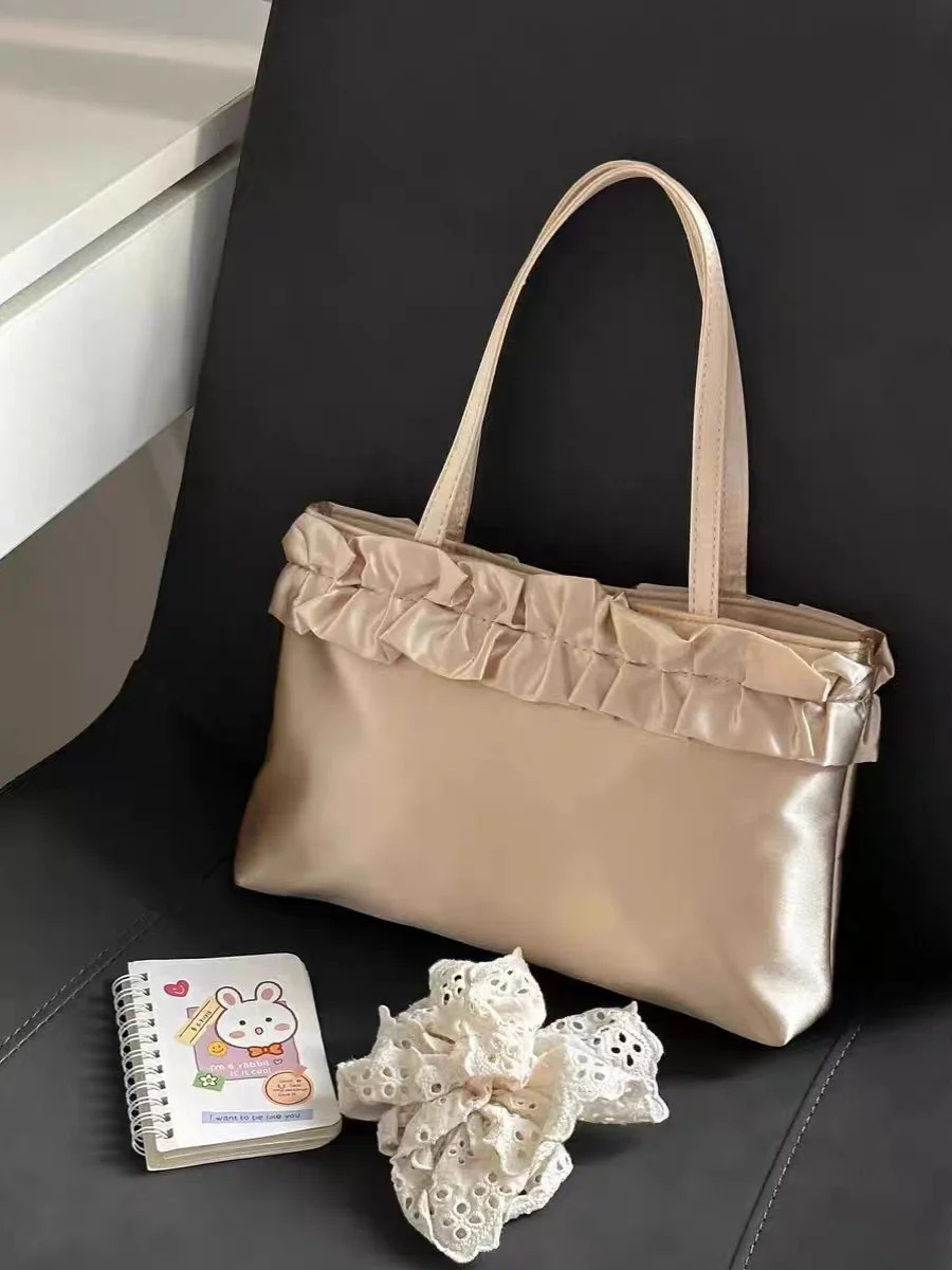 Женская атласная кружевная сумка Миягава под подмышек новинка 2024 для поездок