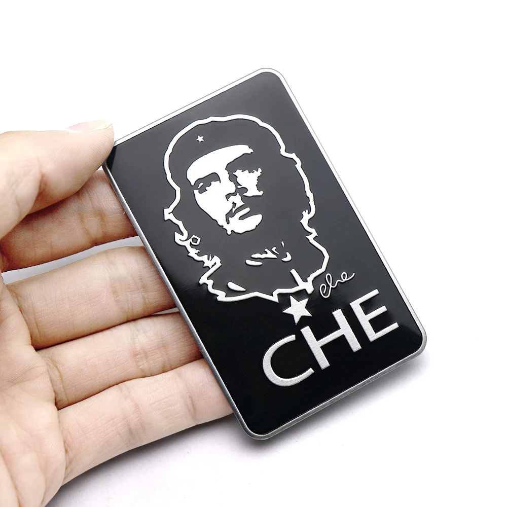 

1 шт. Стайлинг автомобиля 3D алюминиевая эмблема Che Guevara автомобильное украшение кузова наклейка автомобильные аксессуары для Jeep Compass Renegade Grand