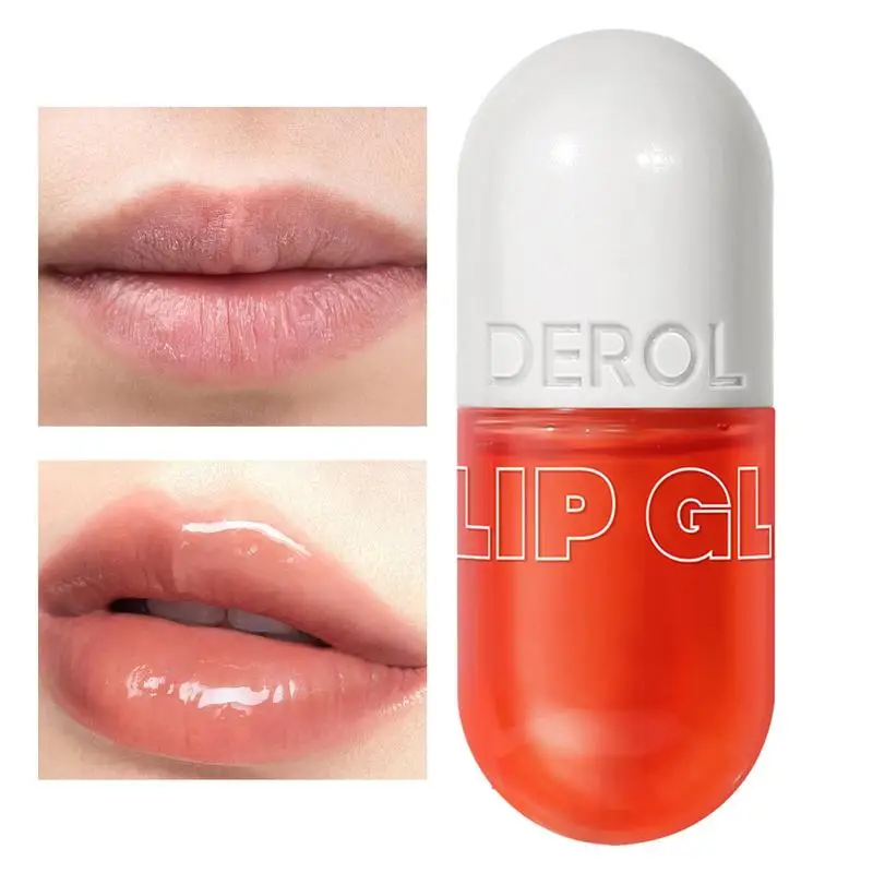 

Lip Plumping Oil Non sticky volumizing Lips instant Enhancer Long lasting Moisturizing Glaze Lip tint korean Makeup Cosmetics