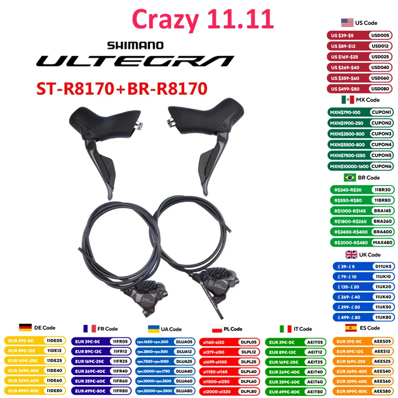 Shimano Pinza De Frenos 105 BR-R7170 Con Pastillas De Frenos - Bike