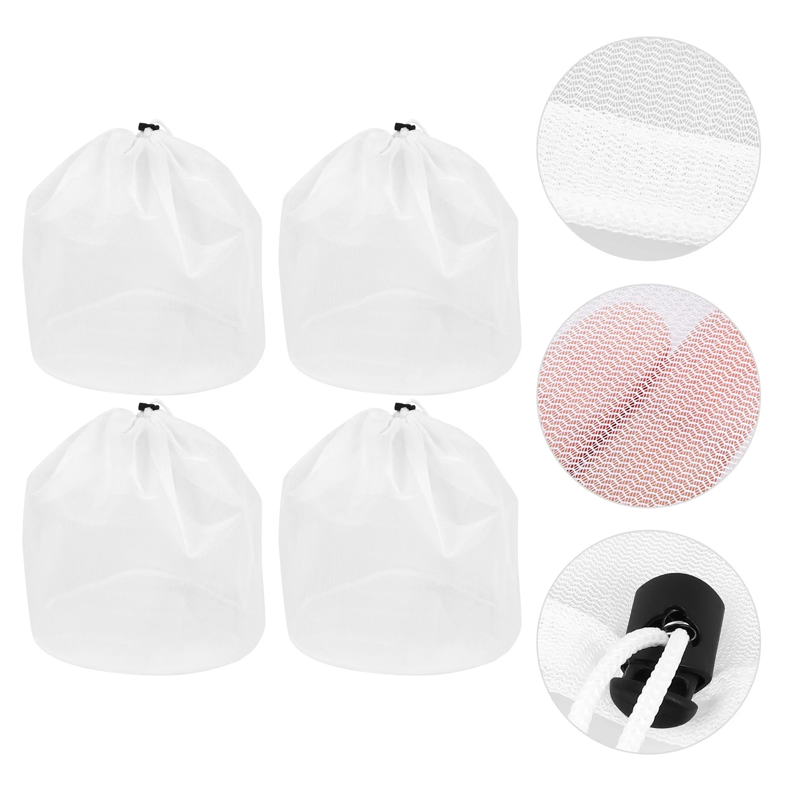 

Laundry Mesh Bag Washing Machine Storage Drawstring Bags Large Net Pouch Travel
