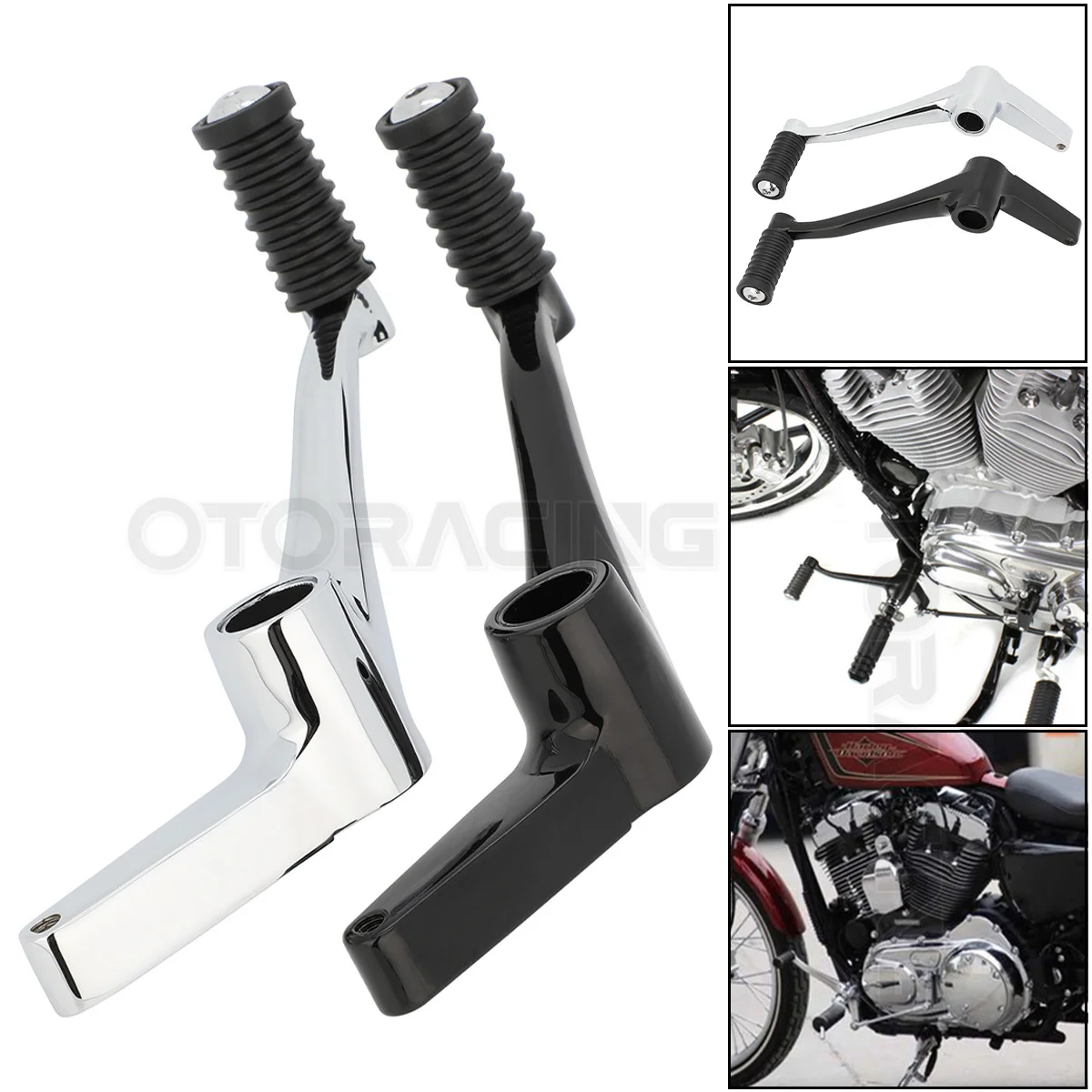 

Motorcycle Forward Controls Rear Foot Brake Lever Case For Harley Sportster 883 1200 XL883 XL1200 Forty Eight X72 X48