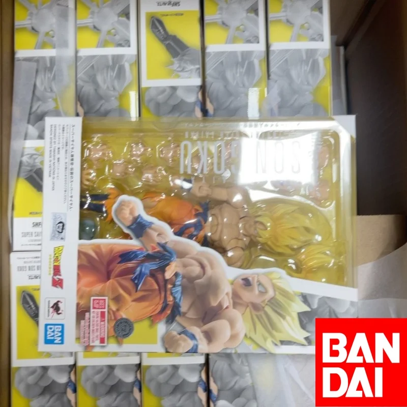 Фото Оригинальная фигурка Bandai SHFiguarts Dragon Ball Z Super Saiyan Son Goku, новая, в коробке, коллекционная, подарочная, экшн-фигурка. №2