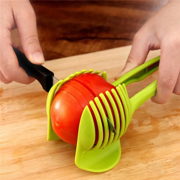 

Tomato Slicer Fruits Cutter Kitchen Accessories Stand Utensilios Pastry Cake Grip Clamp Lemon Shreadders Slicer Cozinha