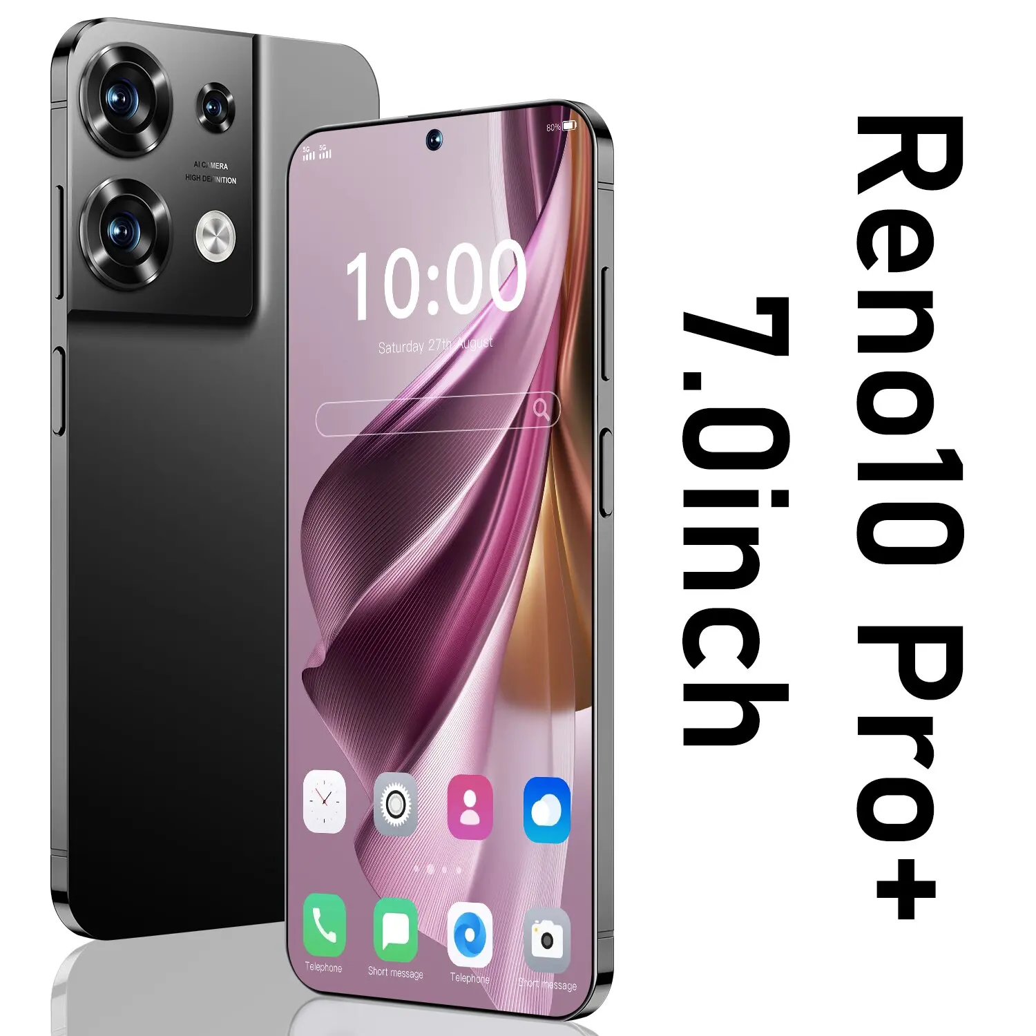 

Original Reno10 Pro+ 7.0 inch HD Screen Smartphone16GB+1TB 5GPhone Dual Sim Celulares Android13 Face Unlock 6800mAh 72MP