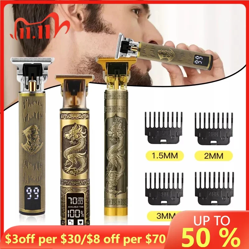 

Finishing Fading Blending Professional Hair Trimmer for Men Pro Beard Trimmer Electric Hair Clipper Lithium Hair Cutting Machine