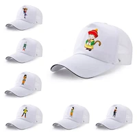 boys and girls dragon ball beach hat anime character baseball cap cute casual printing sun hat breathable mesh size adjustable