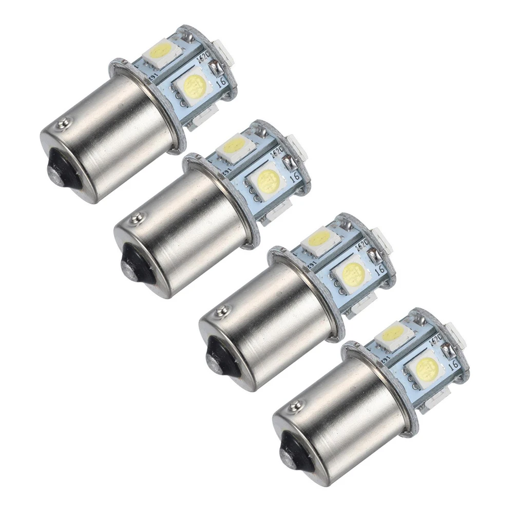 

4PCS Brake Light 12V 1156 BA15S White 8 LED SMD SIDE LIGHT INDICATOR BULB 6000K Turn Light Parking Lamp Lighting Accessories