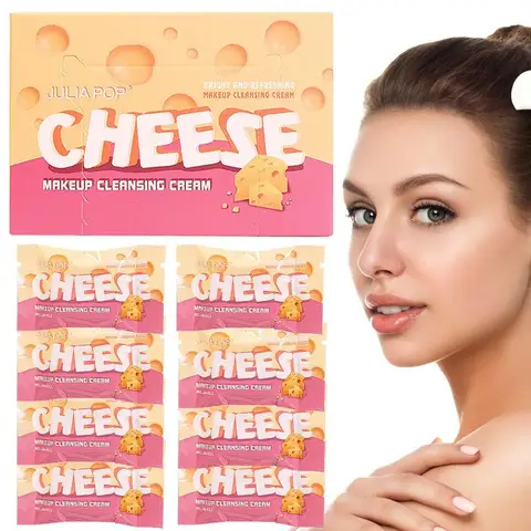 Бальзам очищающий портативный 3-в-1 для снятия макияжа, 8 шт., бальзам для очищения лица, мягко расплавляет Грязевое масло для макияжа и делает кожу мягкой - изображение