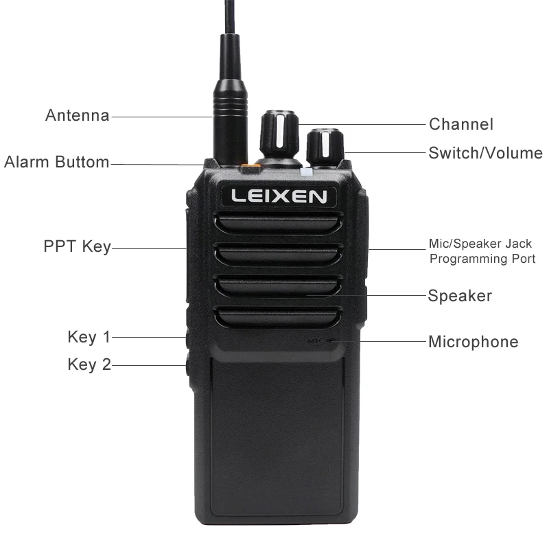 Фото LEIXEN VV-25 25 Вт UHF 400-480 МГц 16 каналов охотничья рация дальность действия 15 км 20 км №3