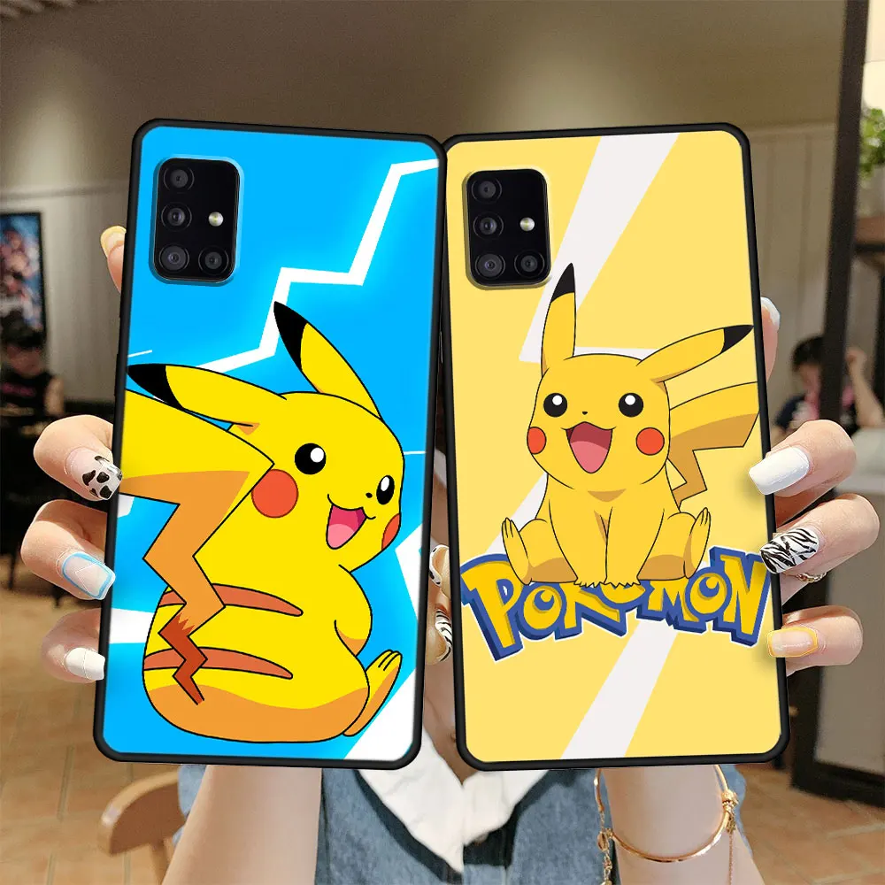 

Cell Soft Pokemon Pikachu Anime Case Funda for Samsung Galaxy A52 A71 A51 A32 A21s A31 A72 A12 Samsunga12 GalaxyA21s A53 Capa