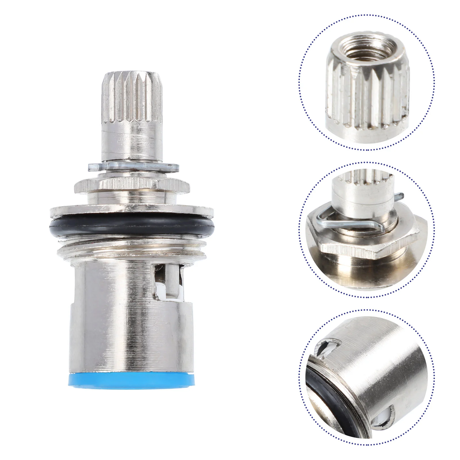 

Faucet Core Cold Water Hot Tap Metal Replacement Quick Openaccessories Copper Ceramic Bathroom