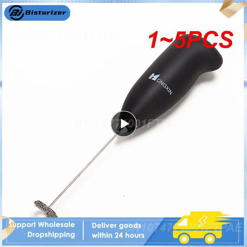 

1~5PCS Handheld Electric Milk Frother Mini Foamer Coffee Maker Egg Beater For Chocolate Cappuccino Stirrer Portable
