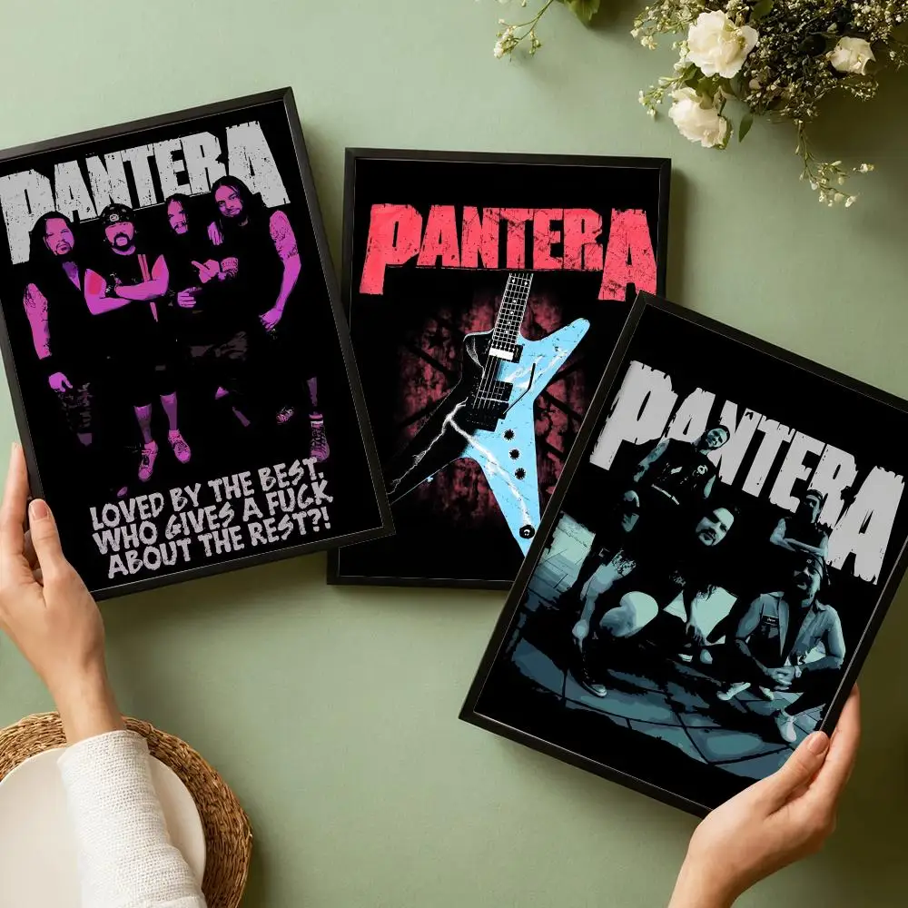 Фото Постер с изображением рок-группы P-Pantera, водонепроницаемая наклейка на стену для украшения домашнего бара, самоклеящаяся наклейка для декора стен комнаты, настенная роспись №3