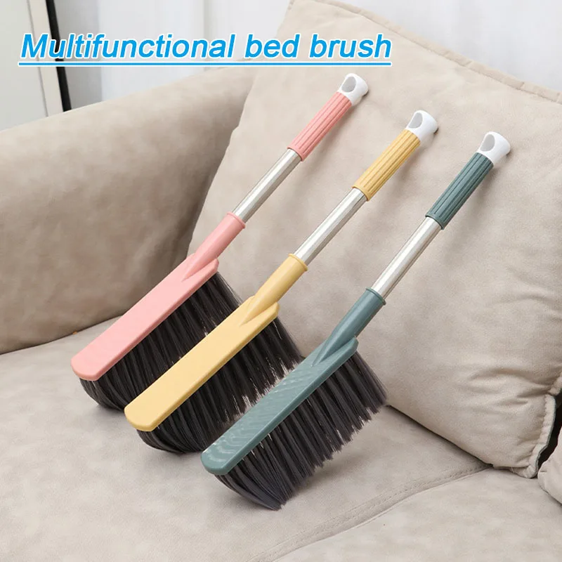 

Soft Cleaning Brush with Long Handle and Soft Bristle Lint Remover Dust Sweeper Brushs for Keyboard Home Hotel Bed Car MU8669