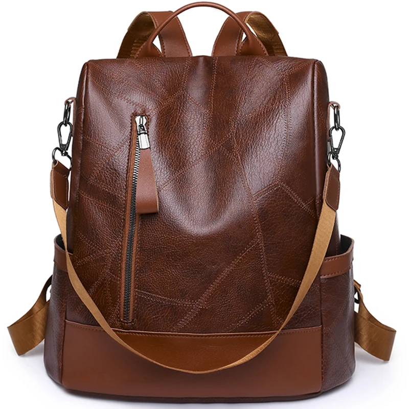 

2022 New Hot Women’s Backpack Designer High Quality Soft Leather Simple Fashion Backpack Large Capacity Antitheft Shoulder Bags