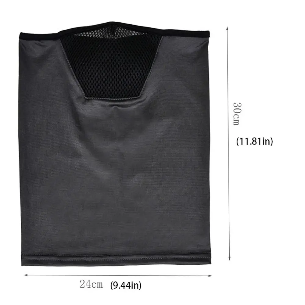 Уличная дышащая однотонная Сетчатая Маска для лица Gini женская летняя ледяная