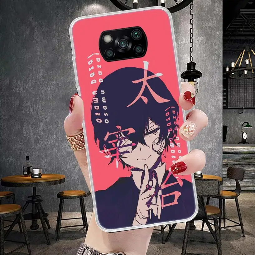 Чехол для телефона с изображением бродячих собак Dazai Xiaomi Poco X6 X5 X4 X3 Nfc F6 F5 Pro F4 F3 M5S M5