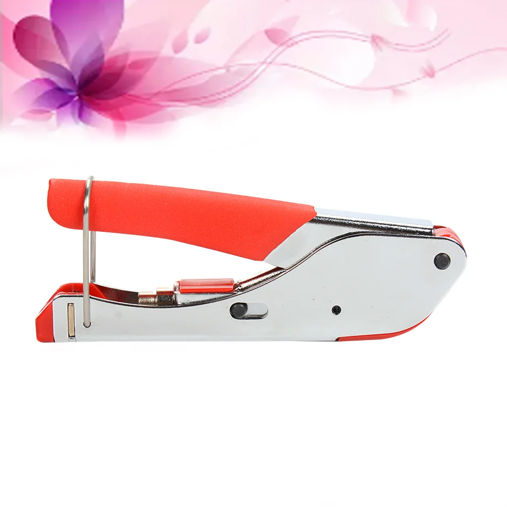 

1PC Coaxial Cable Crimper Tool Service Life Adjustable Tool for Wire Install