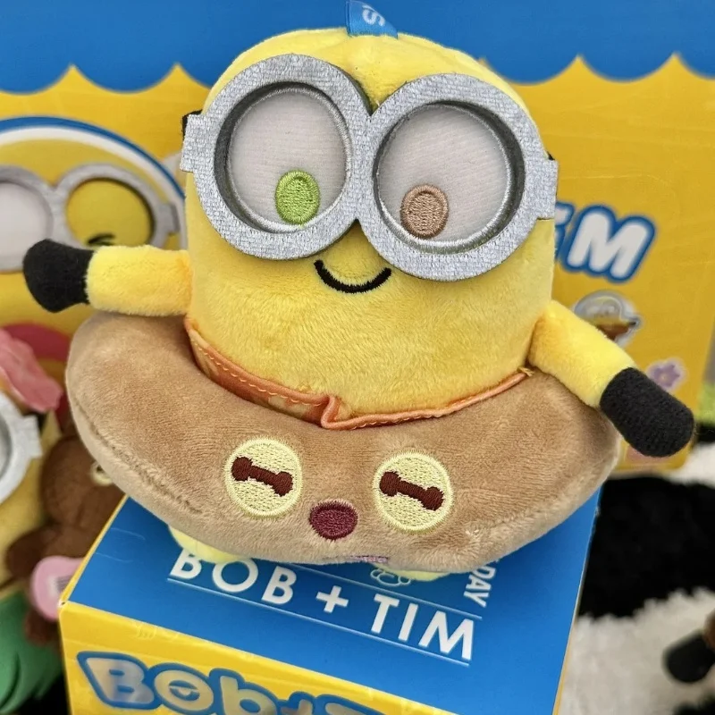 Подлинные Миньоны Боб и Тим медведь теплые пушистые ежедневные плюшевые