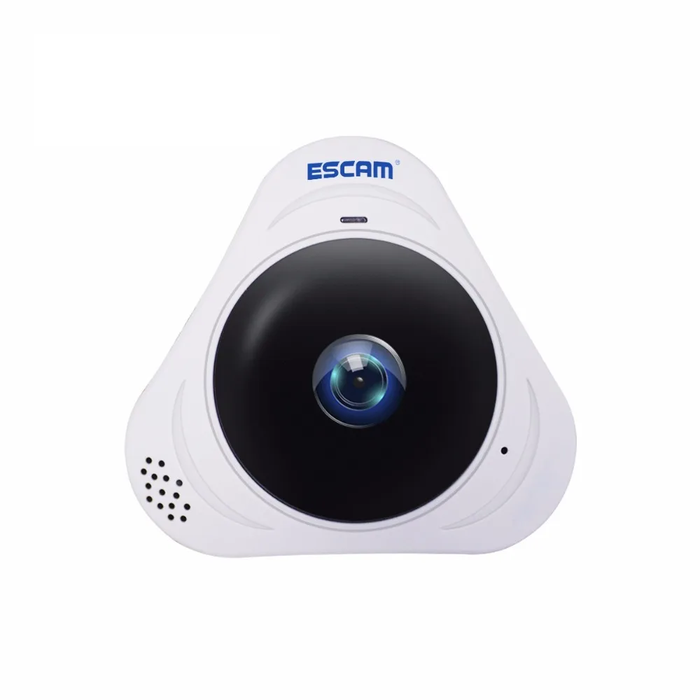 

ESCAM Q8 HD 960P 1.3MP 360 Degree Panoramic Monitor Fisheye WIFI IR Infrared Camera VR Camera With Two Way Audio Sold By